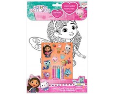 Kids Euroswan - Akcesoria licencyjne Kids Euroswan - Priedai licencyjne Rinkinys do kolorowania - Koci domek Gabi