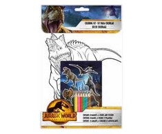 Kids Euroswan - Akcesoria licencyjne Kids Euroswan - Priedai licencyjne Rinkinio spalvinimo puslapiai - Juros periodo pasaulis