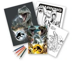 Kids Euroswan - Akcesoria licencyjne Kids Euroswan - Priedai licencyjne Rinkinys do kolorowania - Jurassic World
