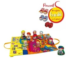 K's Kids žaidimų kilimėlis su žaislais – šeimai