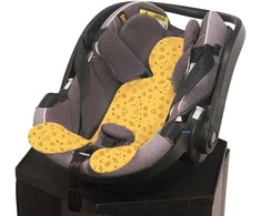 Kuli Muli Wkładka antypotowa do fotelika samochodowego 0-13 kg - miodowy kosmos