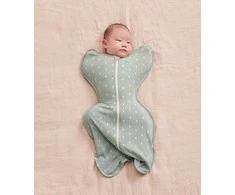 Love To Dream Otulacz Swaddle UP - dydis XS - oliwkowy księżyce - ETAP 1 - TOG 1