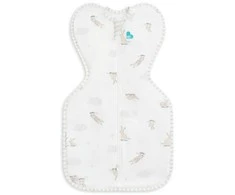 Love To Dream Otulacz Swaddle UP -dydis M - kreminė, króliki ETAP1 - 1 TOG Original