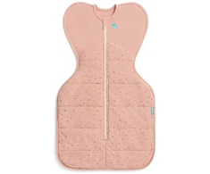 Love To Dream „Swaddle UP“ vystyklai – S dydis – 2.5 TOG rožinės taškelės