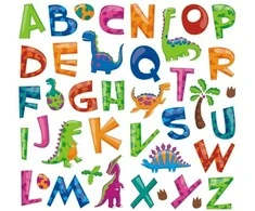 Marko Dekoracje Scienne Dekoracje ścienne 3D - literki Dinozaury