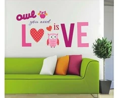 Marko Dekoracje Scienne Dekoracje ścienne - Owl You Need Is Love