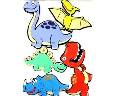 Marko Dekoracje Scienne 3D sienos dekoravimas - dinozaurai