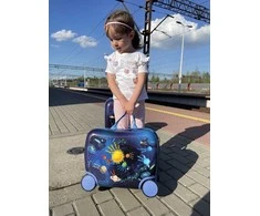 Marko Vaikiškas kelioninis lagaminas ant ratų KOSMOS Rolling Suitcase 28 litrai