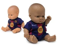 Miniland Barcelona Real Lėlė FC Barcelona chłopiec latynos - 21cm
