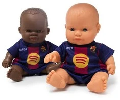 Miniland Barcelona Real Lėlė FC Barcelona chłopiec Afrykańczyk - 21cm