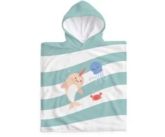 Miniland Swim Bawełniane poncho - Swim - 65x65cm