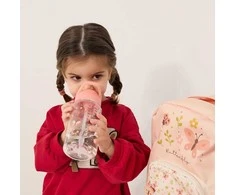 Miniland gertuvė vaikams su šiaudeliu Butterfly (450 ml)