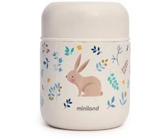 Miniland Dreamland Crvsh Termos do posiłków mini 280ml - Króliczki