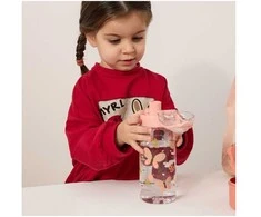 Miniland Buteliukas junior na przycisk 500ml - Motyle