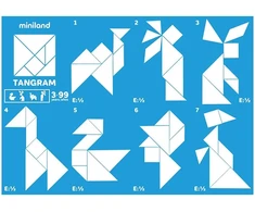 Miniland Układanka tangram komplektas 12 vnt - Mind&amp;Move