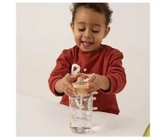Miniland Puodelis ze słomką 450ml - Niedźwiadki