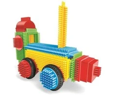 Miniland Zabawki Edukacyjne Klocki Pegy Bricks - Wszyscy na pokładzie