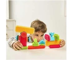 Miniland Zabawki Edukacyjne Pegy Bricks - Laukiniai draugai