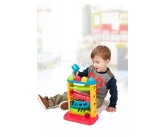 „Miniland Educational Toys“ spalvinga čiuožykla su kamuoliukais