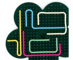 Dėlionė Miniland Mind Move Puzzle sensoryczne Flexihetti - Kwiat - Mind&amp;Move