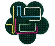 Miniland Sensorinė lenta „Flexihetti“ – gėlė ir stačiakampis – „Mind&amp;Move“