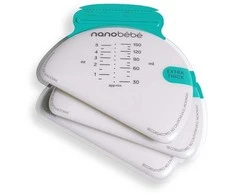 Nanobebe NABE-50101 NANOBEBE ORGANAI. MAŠINIAI MAISTO LAIKYTI 25 Vnt