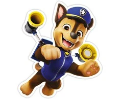 Nickelodeon Dekoracje Dekoracja ścienna Psi Patrol - Chase w akcji