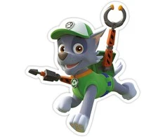 Nickelodeon Dekoracje Dekoracja ścienna Psi Patrol - Rocky w akcji