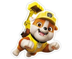 Nickelodeon Dekoracje Dekoracja ścienna Psi Patrol - Rubble w akcji