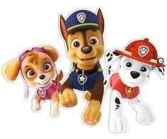 Nickelodeon Dekoracje Nickelodeon Decorations Paw Patrol sienų apdaila - Skye, Chase, Marshall