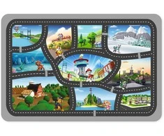 Nickelodeon Dywany Dywan Ultra Miękki 100x150 cm - Psi Patrol Podróże