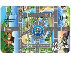 Nickelodeon Dywany Mata Filcowa 100x150 - Psi Patrol Miasta