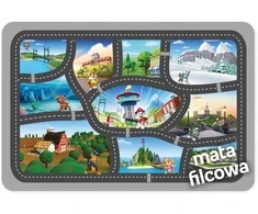 Nickelodeon Dywany Mata Filcowa 75x112 cm - Psi Patrol Podróże