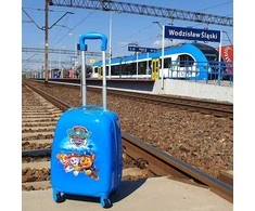 Nickelodeon PAW Patrol kelioninis lagaminas su ratukais vaikams | Mėlynas