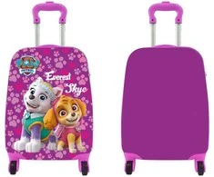 Nickelodeon Podroz Paw Patrol kelioninis lagaminas ant ratukų - didelis rožinis