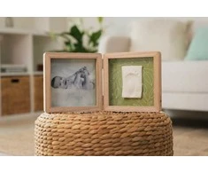 Home Styling Collection Petit Artichaut dvigubas spaudinys ir nuotraukų rėmelis – lapai