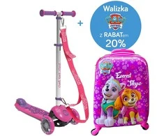 TRUNKI TRU-SCL-EU-ZZ-02 Trunki sulankstomas paspirtukas - rožinis, didelis