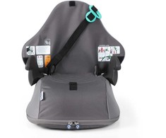 Automobilinis paaukštinimas-kuprinė Trunki BoostApak, pilkos spalvos