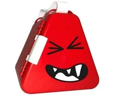 Trunki Nešiojama dėžutė, konteineris TeeBee žaislams - raudonos spalvos