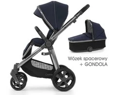 BabyStyle Oyster 3 stilingas vaikiškas vežimėlis | tamsiai mėlynos spalvos "Twilight"