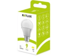 RLL 604 A60 E27 lemputė 9W CW D RETLUX