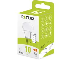 RLL 450 A60 E27 3DIMM 10W CW RETLUX