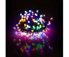 Kalėdų žiburiai Retlux 200 LED spalvos