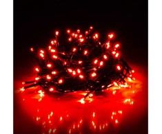 Kalėdų eglutės šviestuvai Retlux 150 LED raudoni