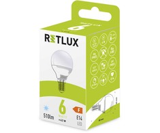 RLL 434 G45 E14 miniG 6W DL RETLUX