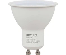 Retlux GU10 bulb 5W CW D-RLL 614 GU10 bulb 5W CW D