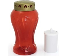 RLC 39 LED grave candle 168MM RETLUX