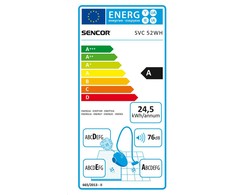 Dulkių siurblys Sencor SVC 52WH-EUE3