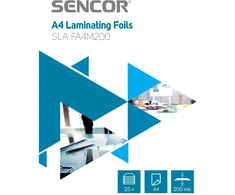 Sencor SLA FA4M200 Laminuoti lapai A4 200 mikronų 25 lapeliai