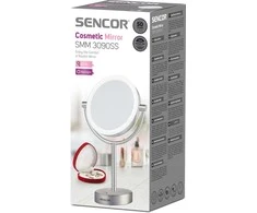 Kosmetinis veidrodis Sencor su led apšvietimu, skersmuo 18cm (SMM 3090SS)